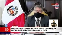 Francisco Sagasti, presidente del Perú. América Noticias