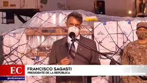 Francisco Sagasti, presidente del Perú. 