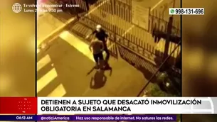 Intervienen a joven en Salamanca. América Noticias