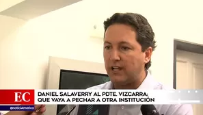 Daniel Salaverry, presidente del Congreso.