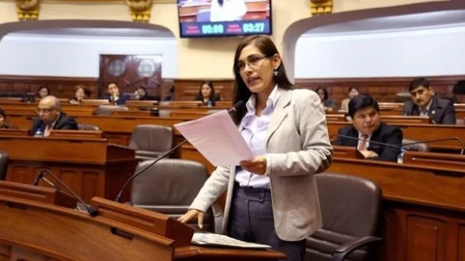 Congresista Milagros Salazar. Foto: Agencia Andina 