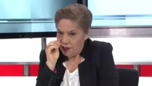 Luz Salgado pidi&oacute; al presidente Vizcarra dejar de pechar al Congreso. Foto: Captura de TV