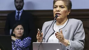 Salgado hizo referencia a la manifestaci&oacute;n de respaldo a Keiko Fujimori. Foto: Congreso