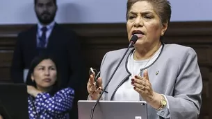 Salgado hizo referencia a la manifestaci&oacute;n de respaldo a Keiko Fujimori. Foto: Congreso