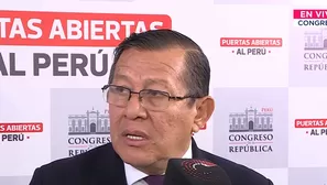 Eduardo Salhuana se pronunció sobre el proyecto de ley de crimen organizado. / Video: Canal N