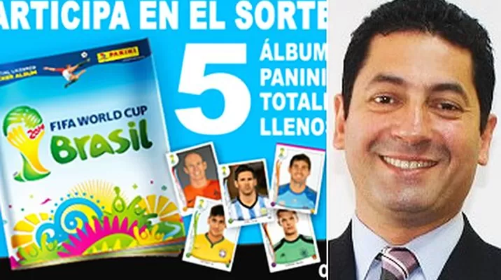 Salvador Heresi busca seguidores con sorteo de álbumes llenos del Mundial Brasil 2014 Salvador Heresi busca seguidores con sorteo de álbumes llenos del Mundial Brasil 2014