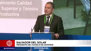 Salvador del Solar se refirió a la Sunedu.