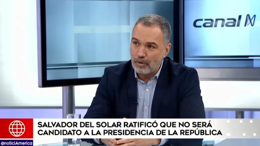 Salvador del Solar negó que vaya a postular a la presidencia de la República