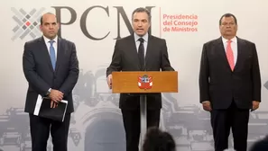 Fernando Zavala, Salvador del Solar y Jorge Nieto Montesinos. Foto: PCM/Video: América Noticias