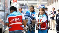 Médicos del SAMU atienden a pacientes con urgentes y emergencias. Foto: Andina