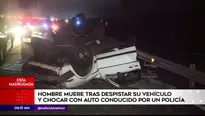 Un muerto en accidente en la Panamericana Sur. América Noticias