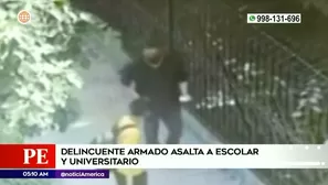 Asaltos en San Borja. Foto y video: América Noticias