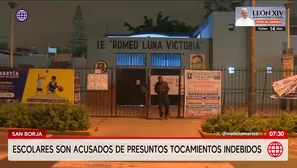 San Borja: Denuncian a escolares por tocamientos indebidos a compañero. Foto y video: América Noticias