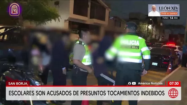 San Borja: Denuncian a escolares por tocamientos indebidos a compañero. Foto: América Noticias San Borja: Denuncian a escolares por tocamientos indebidos a compañero. Foto: América Noticias