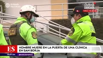 Hombre murió en San Borja.