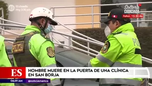 Hombre murió en San Borja.