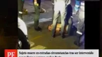 Detenido en San Borja. América Noticias