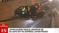 Joven falleció en accidente.