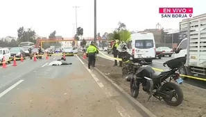 Accidente en la Panamericana Sur. Foto y video: Canal N