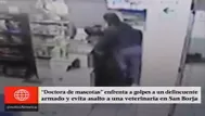 San Borja: mujer se enfrenta a delincuente y evita asalto en veterinaria