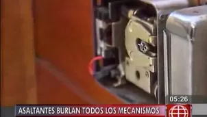 El robo se produjo con plena luz del día. 