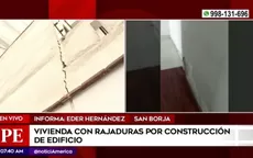 San Borja: Vivienda continúa con rajaduras por construcción de edificio tras 4 años - Noticias de edificio