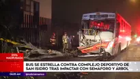 Accidente en San Isidro. América Noticias