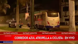 La ciclista transitaba por la cuadra 29 de la avenida Arequipa. Foto: América Noticias