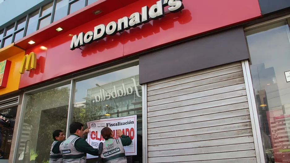 McDonalds Las Begonias. Foto: Municipalidad de San Isidro