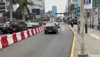 Esta situación se repite en la avenida Rivera Navarrete y en el cruce con Petit Thouars y Arequipa. / Video: Canal N