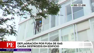 Deflagración en San Isidro. Foto y video: América Noticias