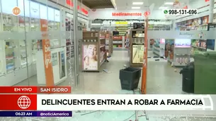 Robos en San Isidro. Foto y video: América Noticias