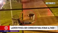 Ladrón fingía ser corredor para robar al paso en San Isidro. Foto y video: América Noticias