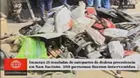 San Jacinto: incautan 25 toneladas de autopartes de dudosa procedencia