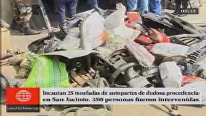 Megaoperativo en San Jacinto. Am&eacute;rica Noticias.