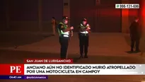 Hombre atropellado en Campoy.