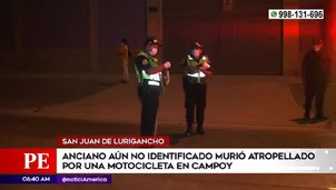 Hombre atropellado en Campoy.