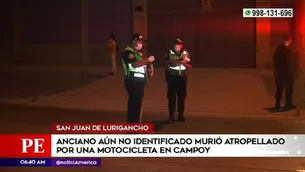 Hombre atropellado en Campoy.