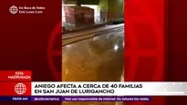 Aniego en San Juan de Lurigancho.