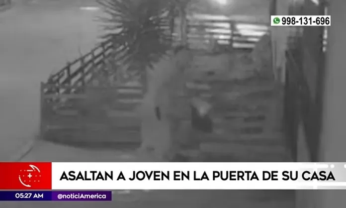 San Juan de Lurigancho: Asaltan a joven en la puerta de su casa