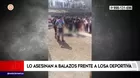 San Juan de Lurigancho: Asesinan a hombre frente a una losa deportiva