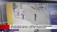 San Juan de Lurigancho: así asaltan delincuentes en paradero en Campoy