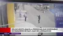 Asalto en San Juan de Lurigancho. América Noticias