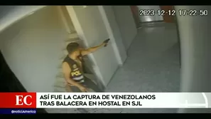 Así fue el tiroteo que dejó dos policías heridos en San Juan de Lurigancho. Video: América Noticias