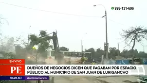 Desalojo en San Juan de Lurigancho