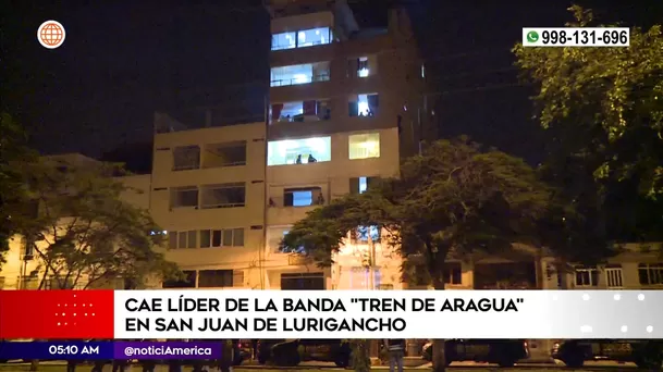 Captura en San Juan de Lurigancho. Foto: América Noticias