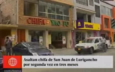 San Juan de Lurigancho: cámaras de seguridad registran robo en chifa - Noticias de chifa