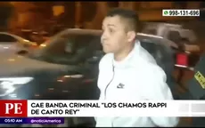 San Juan de Lurigancho: Capturan a banda Los chamos Rappi de Canto Rey - Noticias de organizacion-criminal