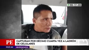 Captura en San Juan de Lurigancho. Foto y video: América Noticias