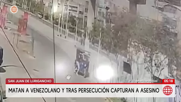 San Juan de Lurigancho: Capturan a extranjero tras asesinar a compatriota. Foto: América Noticias San Juan de Lurigancho: Capturan a extranjero tras asesinar a compatriota. Foto: América Noticias